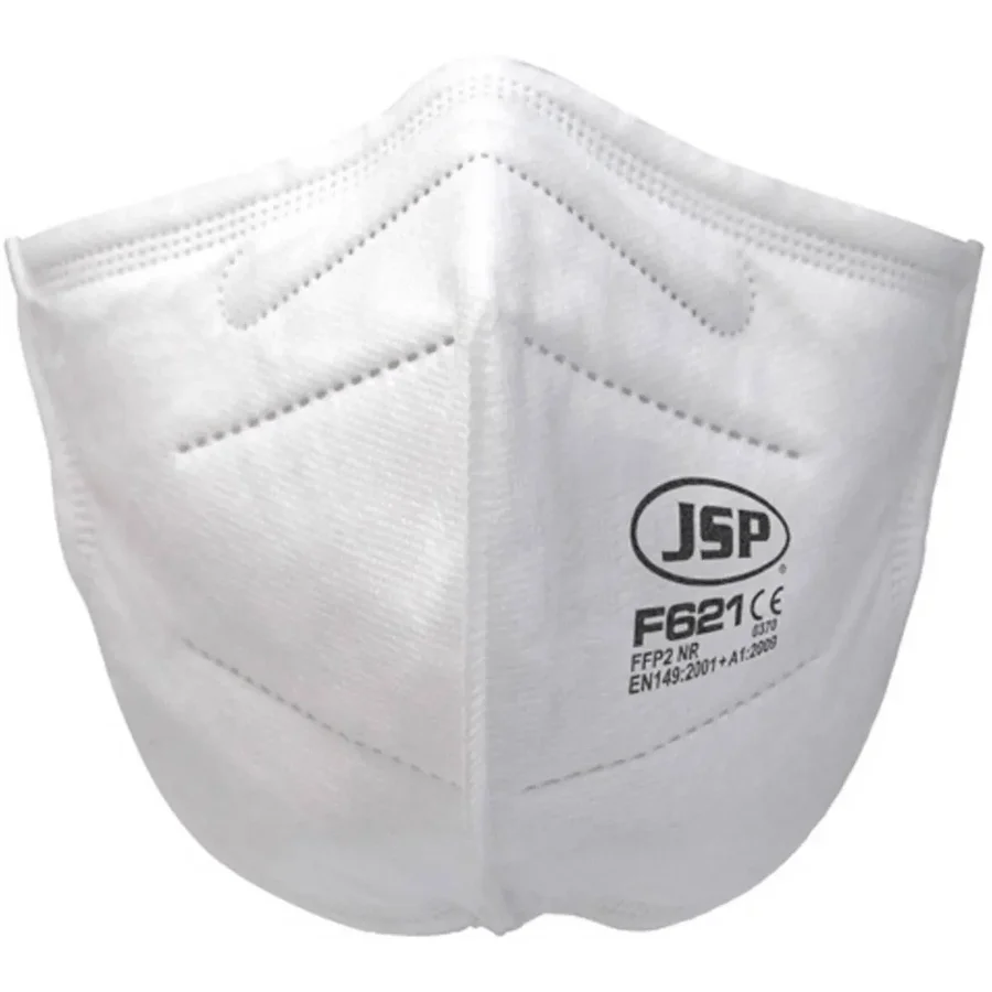JSP Disposable Vertical Fold Flat Mask FFP2 (F621) Box of 40 EA